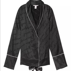 NWT!!Victoria's Secret Afterhours Satin Logo wrap